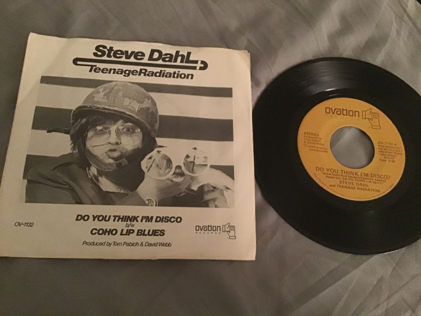 Steve Dahl Do You Think I’m Disco 45 With Picture Sleeve Vinyl NM