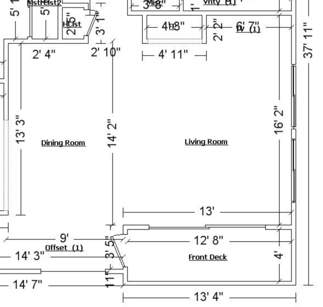 Diagram of Home Theater/Listening Room