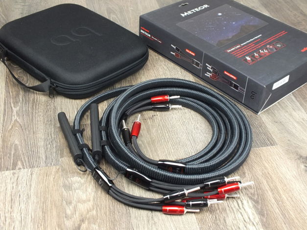 AudioQuest Meteor speaker cables biwired 2,5 metre