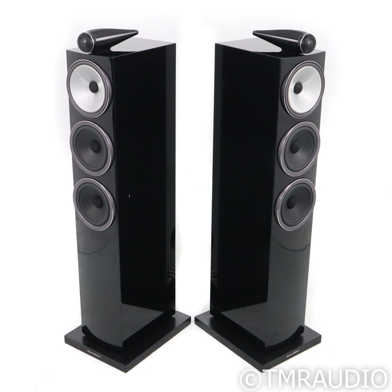 B&W 703 S3 Floorstanding Speakers; Gloss Black Pair (67... 4