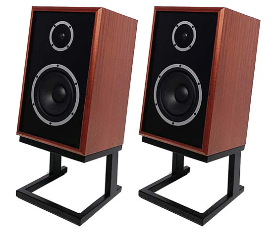 KLH Model 3 Bookshelf Speakers, w/Stands: NEW-in-Box; F...