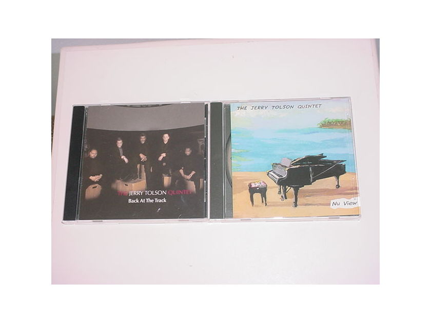 jazz the Jerry Tolson Quintet - 2 cd's cd signed inlay's