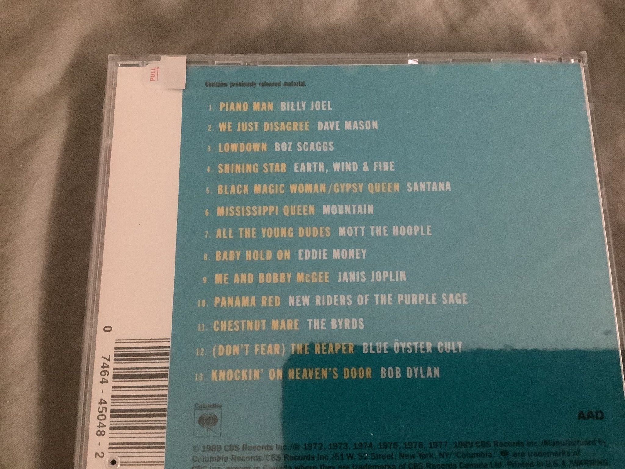 Various Artists Boz Scaggs Santana Billy Joel Rock Clas... 2