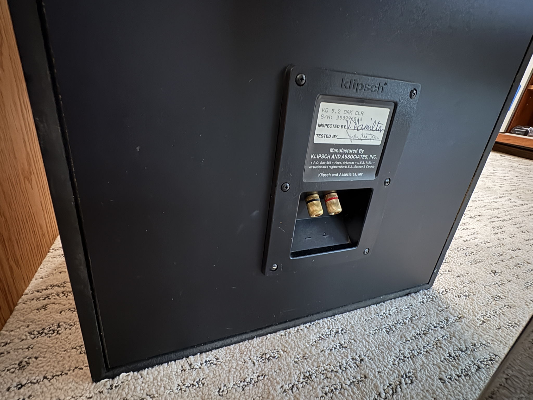 One owner vintage Klipsch KG 5.2 Stereo Speakers, will ... 2