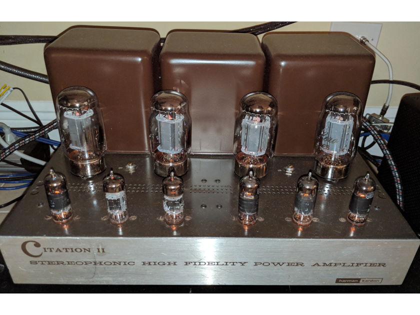 Harman Kardon Citation II tube amplifier - excellent condition and sound - Priced for quick sale