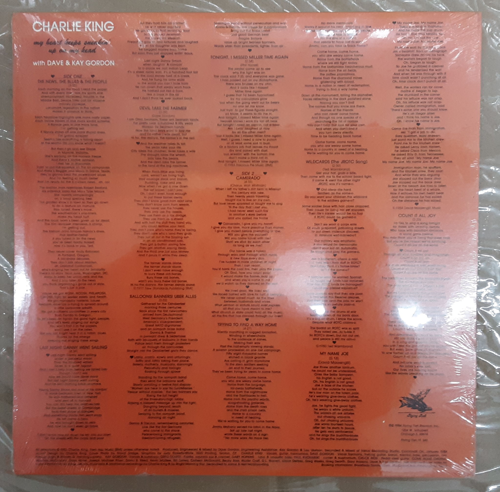 Charlie King - My Heart Keeps Sneakin' Up On My Head  S... 2