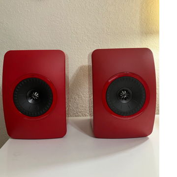 KEF  LS50 Speakers Limited Edition Racing Red