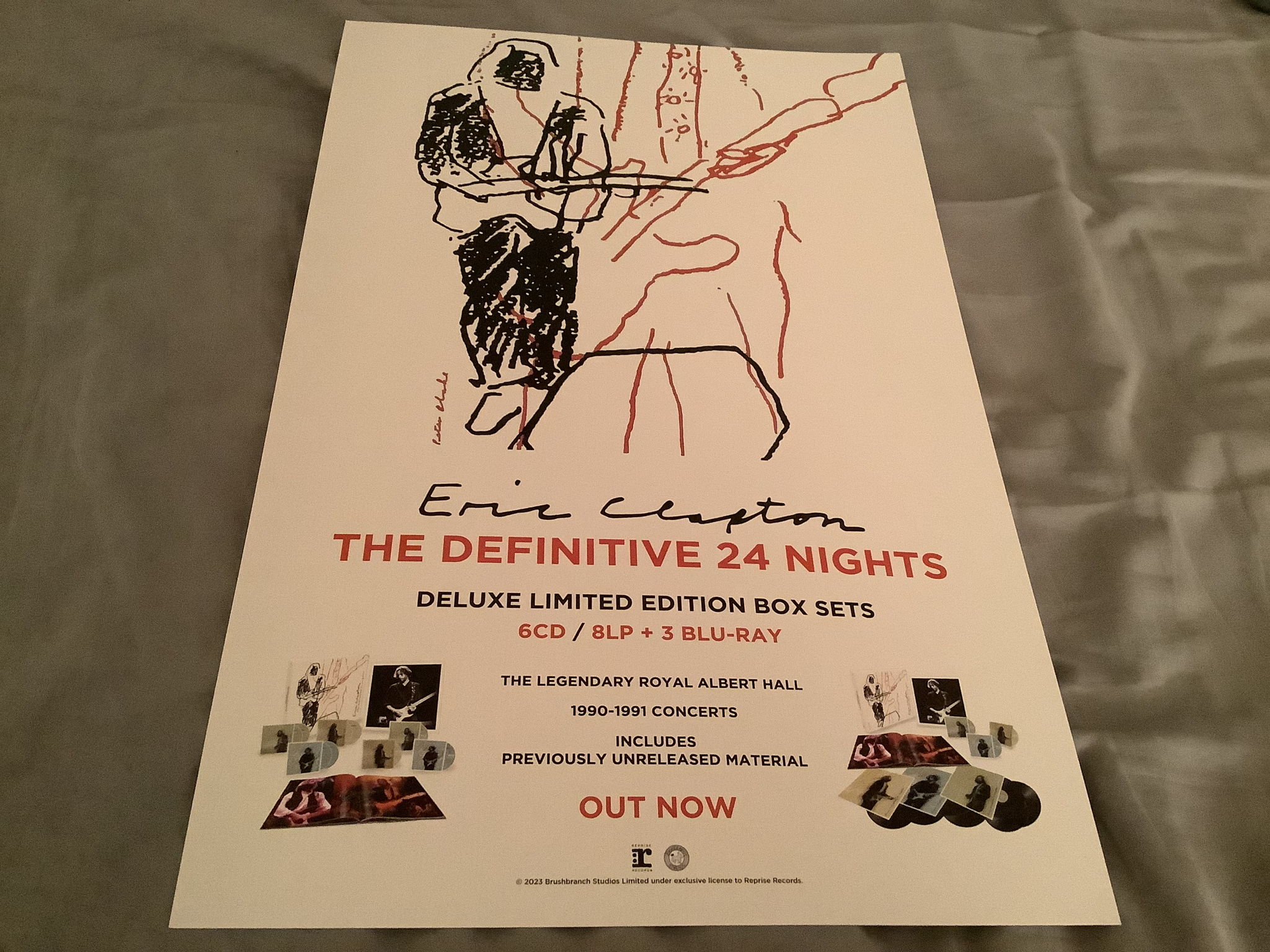 Eric Clapton 24 Nights: Rock Vinyl Record