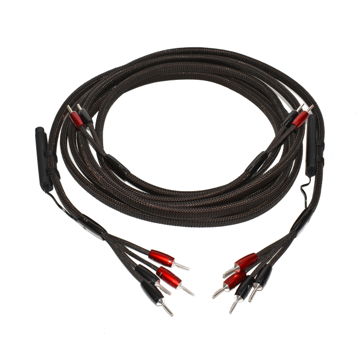 (Pair) AQ AudioQuest CASTLE ROCK 12ft 3.6m Banana Bi-Wi...