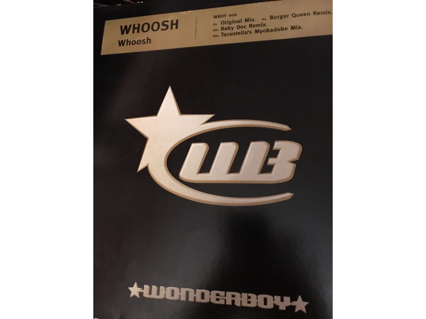 Vinyl 12 inch Record Single Whoosh Whoosh 1997 Vinyl 12 inch Record Single Whoosh Whoosh 1997