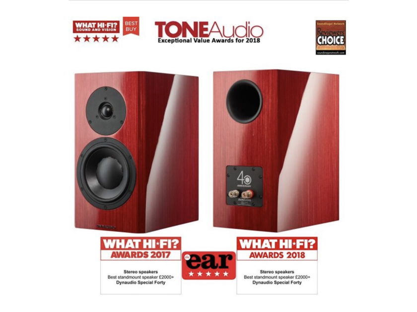 Dynaudio  Special Anniversary 40 Red  Birch high Gloss