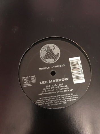 Lee Marrow - Da Da Da Dance To The House Lee Marrow - D...