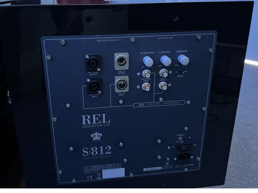 REL S812 Subwoofers For Sale Audiogon