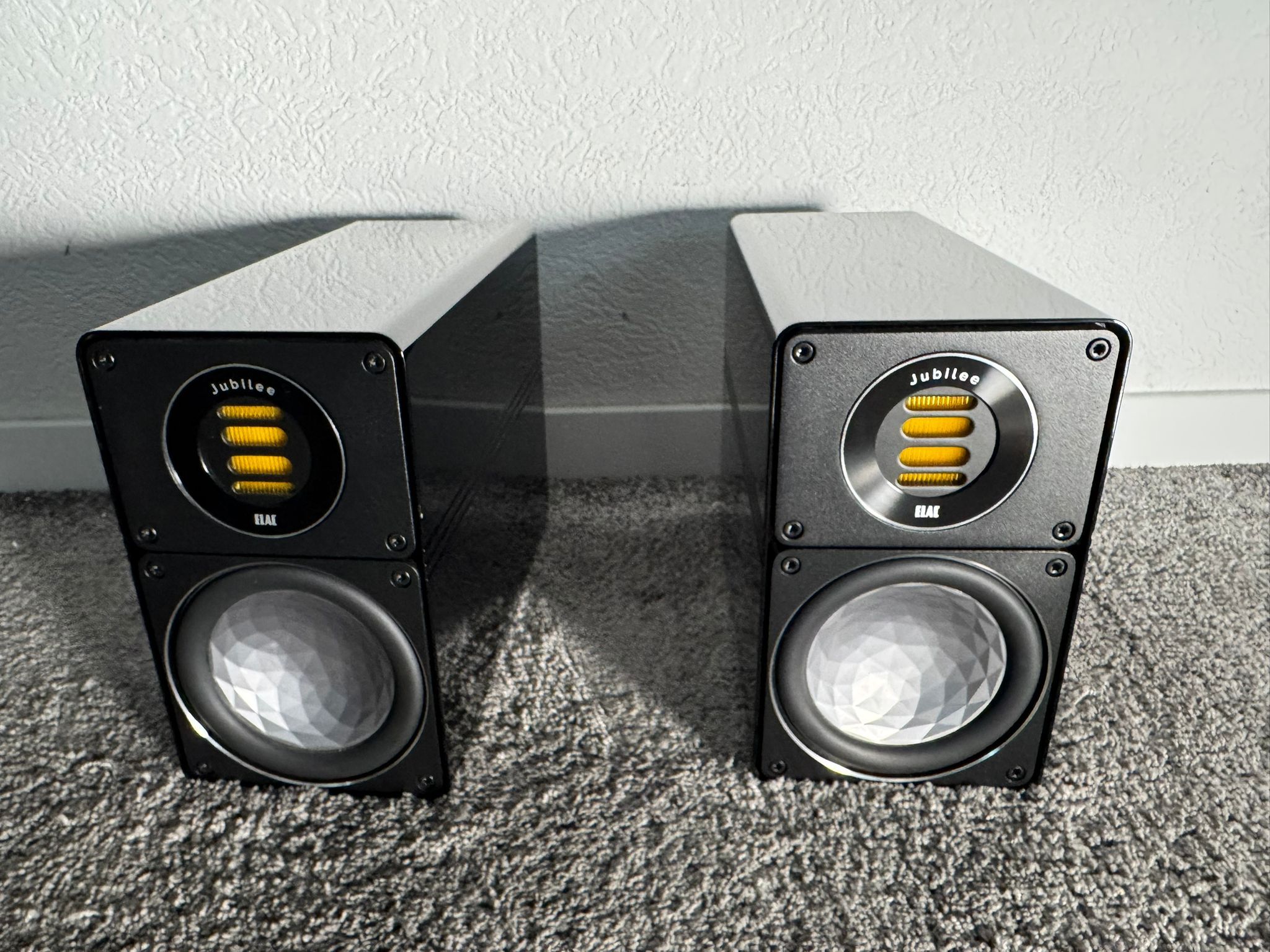 Elac BS312 BS-312 Jubilee speakers in black