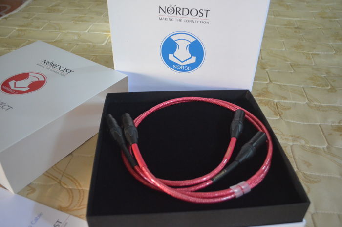 Nordost Heimdall 2 Norse 1m pair XLR inc's NEW reduced.