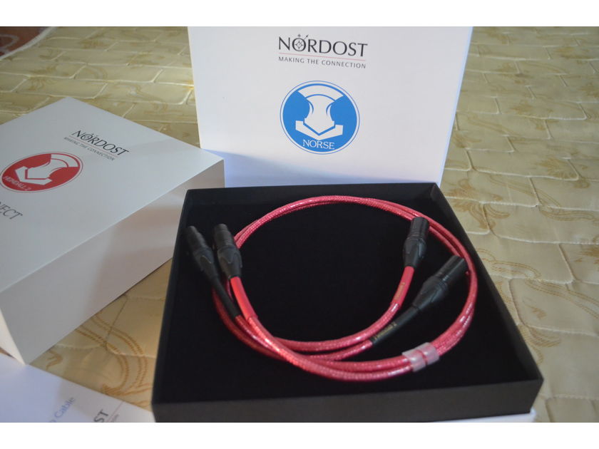 Nordost Heimdall 2 Norse 1m pair XLR inc's NEW reduced.
