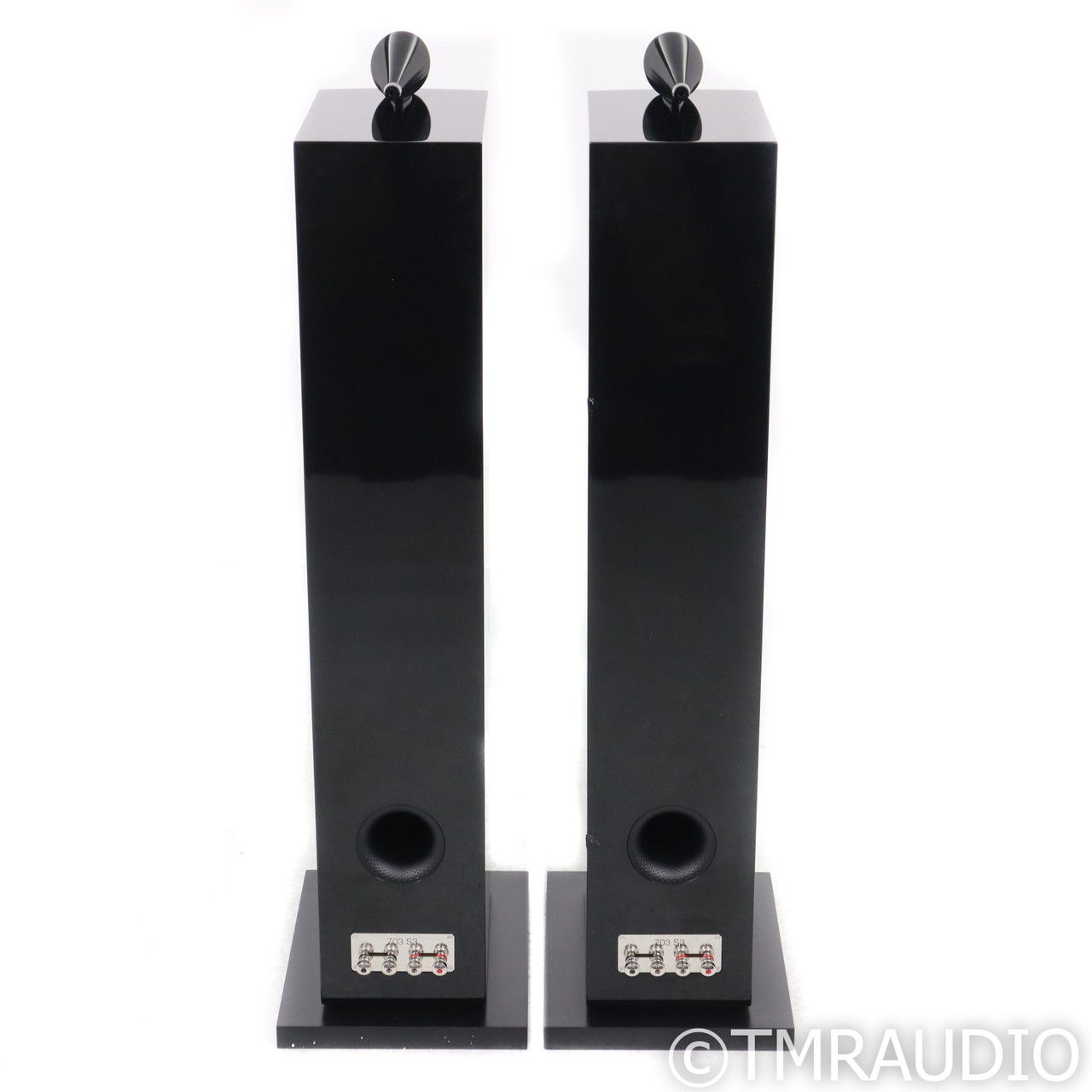 B&W 703 S3 Floorstanding Speakers; Gloss Black Pair (67... 6