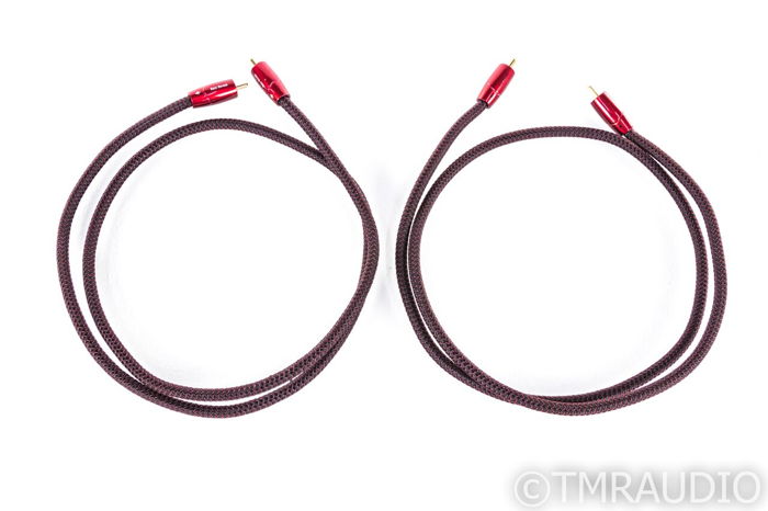 Audioquest Red River RCA Cables; 1m Pair Interconnects ...
