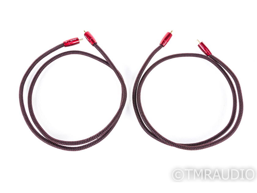 Audioquest Red River RCA Cables; 1m Pair Interconnects (20535)