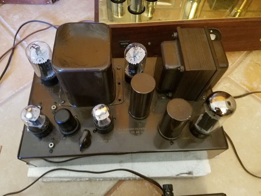 Sargent Rayment SR-98 & SR-88 mono tube amps with Triad trannies