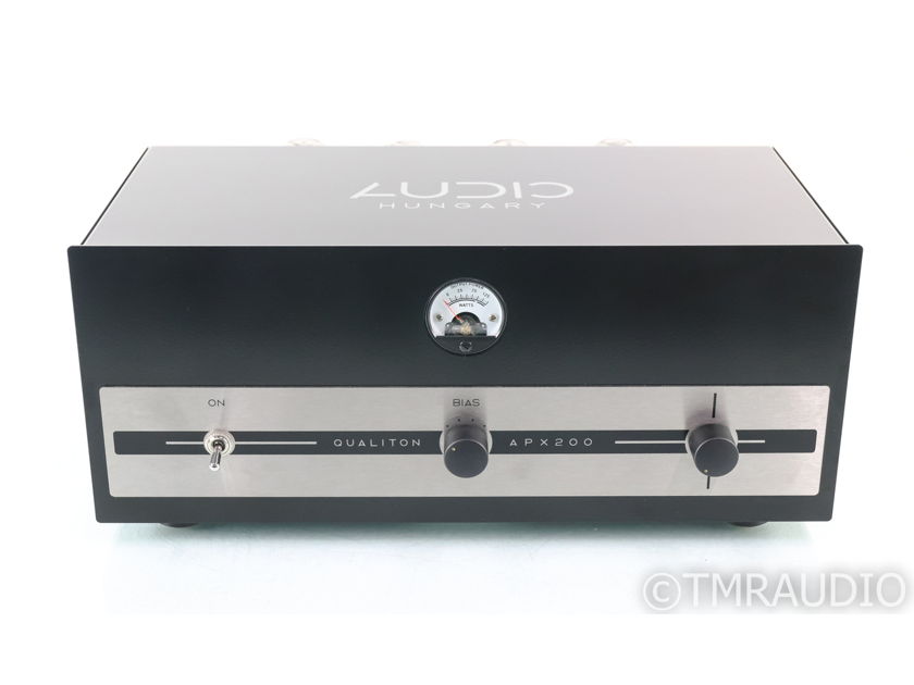 Audio Hungary APX 200 Stereo Tube Power Amplifier; Qualiton APX200; Black (33928)