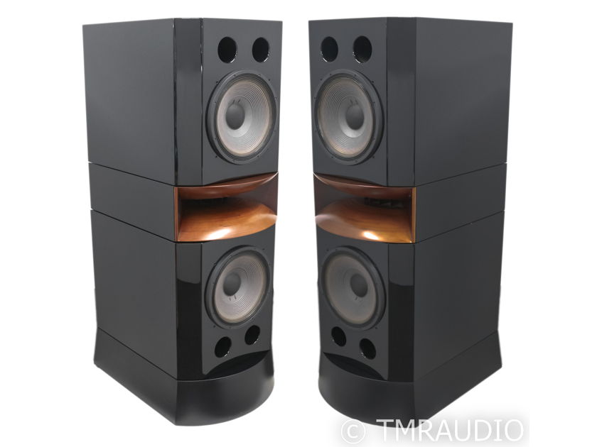 Usher D2 MK2 Floorstanding Speakers; D-2 MkII; Piano Black Pair (46099)