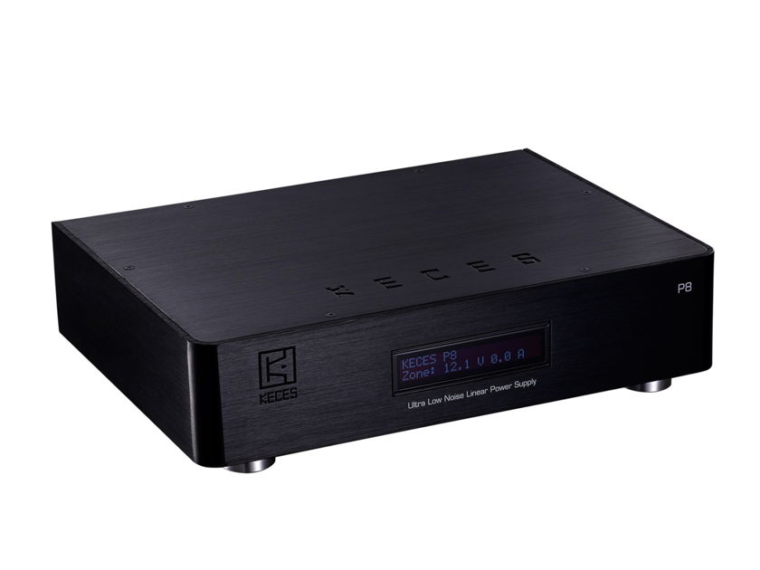 Keces P8 Ultra Quiet Linear Power Supply. One of the best on the market. For streamers, dacs, master clocks, network switches, etc. No Fee/Free Shipping!