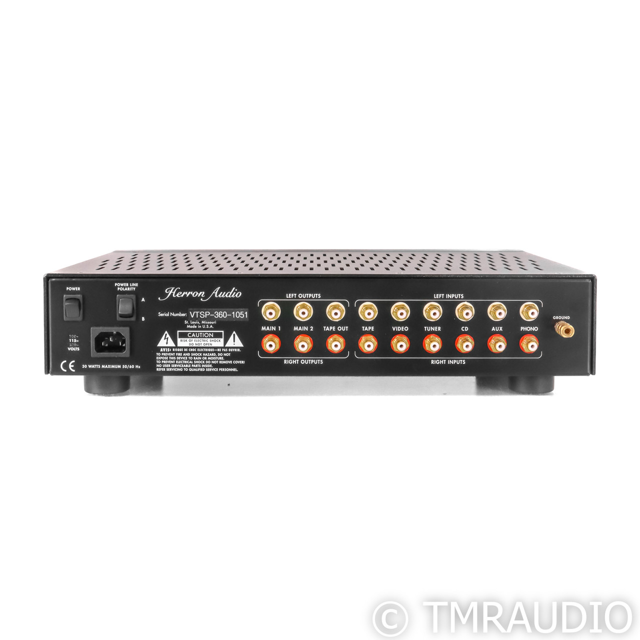 Herron Audio VTSP-360 ESP Stereo Tube Preamplifier (69214) 6