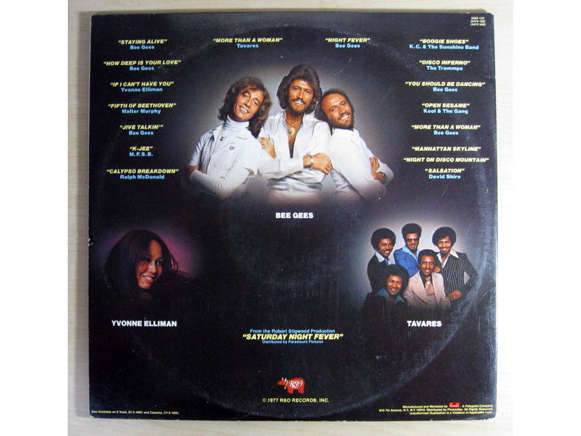 Various Artists - Saturday Night Fever - Original Movie Soundtrack - 1976 RSO Records RS-2-4001
