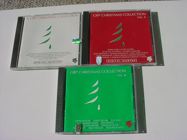 JAZZ CD LOT of 3 cd's - GRP Christmas Collection volume...