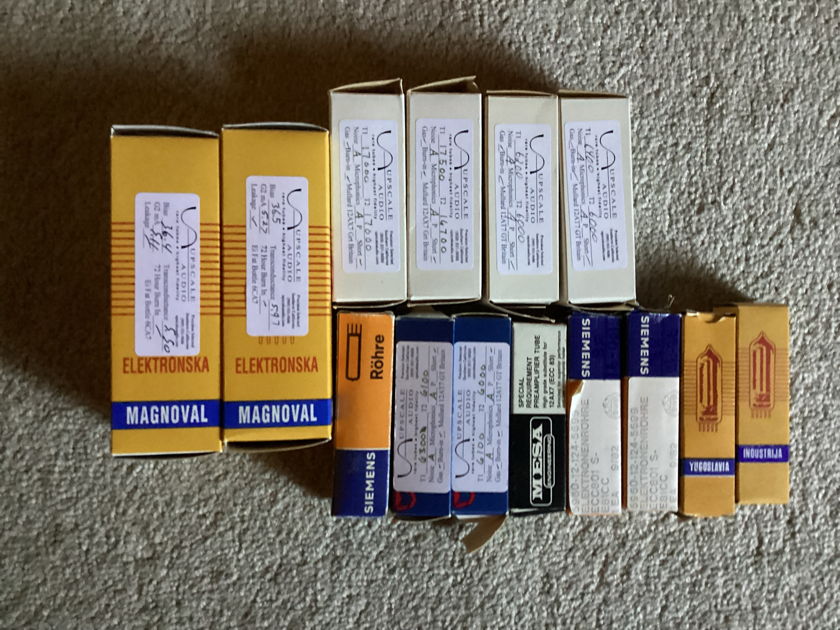 LOWER PRICE - Selling my stash of tubes over 20 years - $200 FOR ALL REMAINING TUBES! - see pics