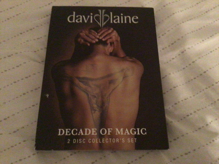David Blaine 2 DVD Sealed Decade Of Magic