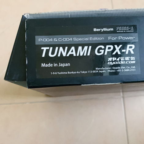 Oyaide Tunami power cable GPX-R Special Edition