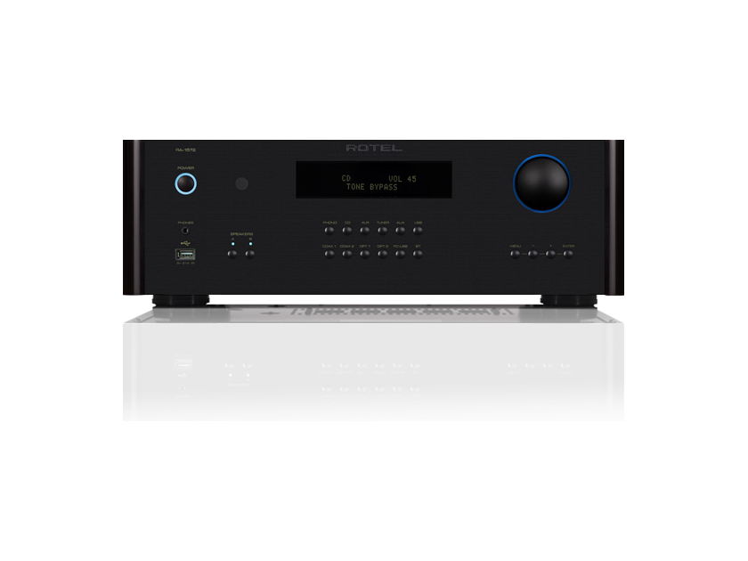 Rotel RA 1572 –120w/ch Integrated Stereo Amplifier–Black Finish –NEW!!
