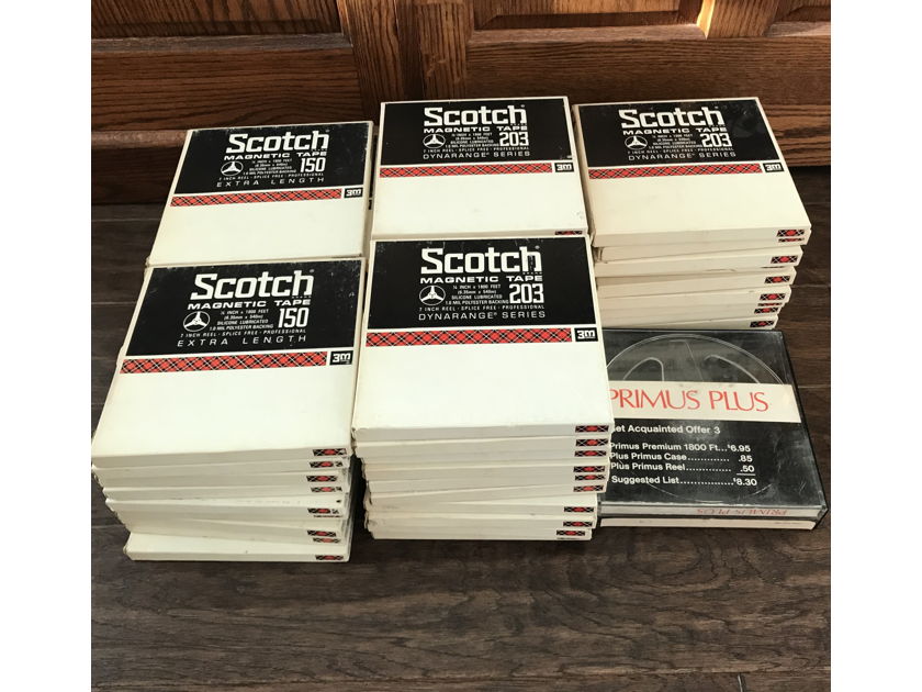 Scotch Reel-to-Reel 7" Tapes (49)