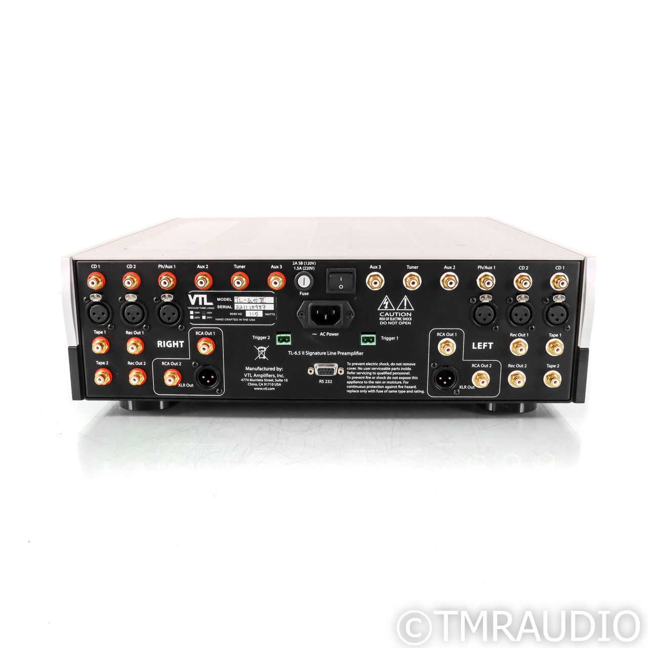 VTL TL-6.5 Series II Stereo Hybrid Preamplifier (69524) 6