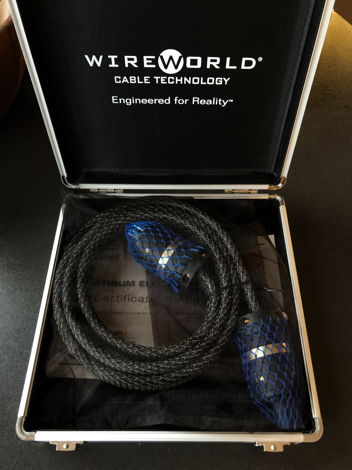 Wireworld Platinum Electra 7 Retail $2350 Flagship Powe...