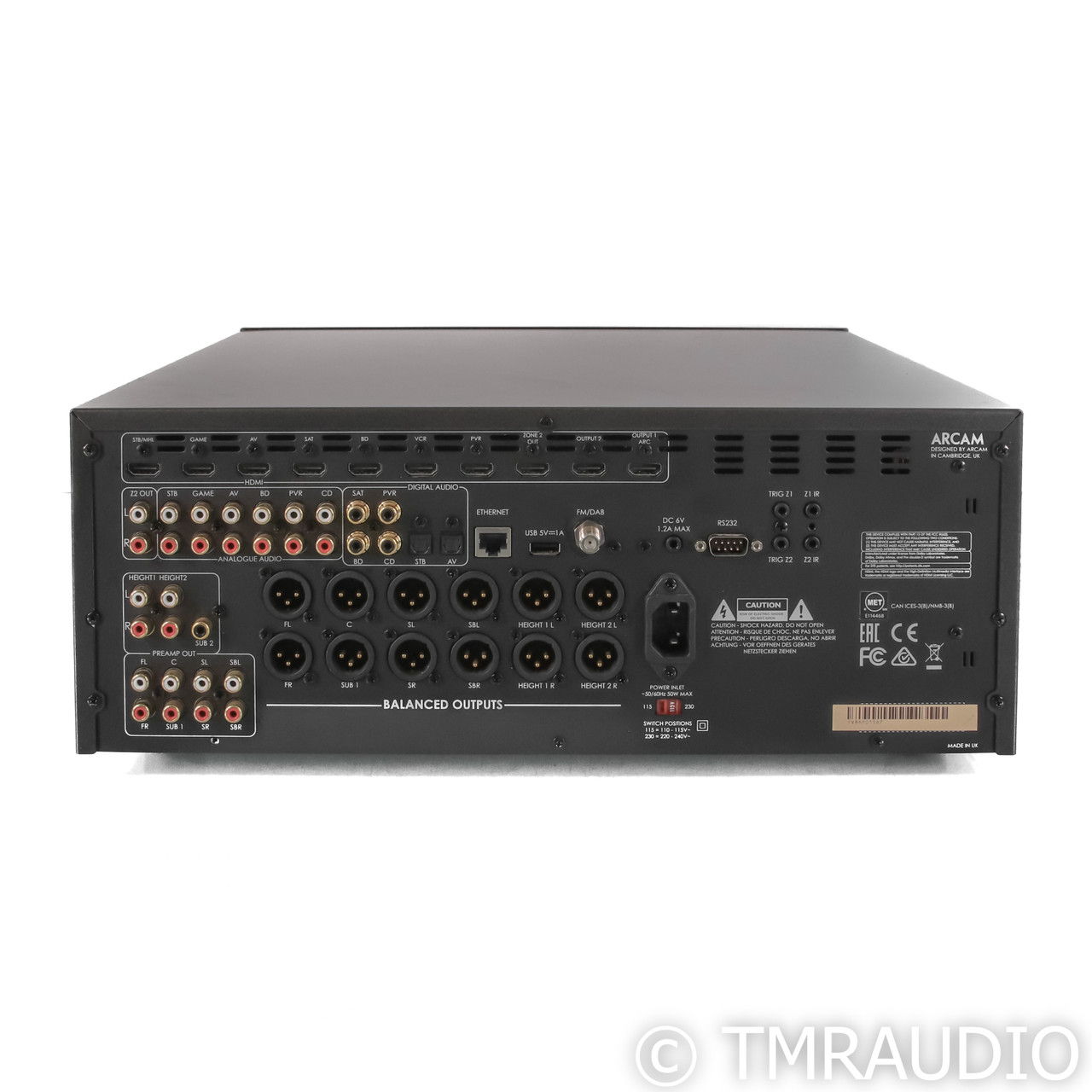 Arcam AV860 11.1 Channel Home Theater Processor (67063) 5