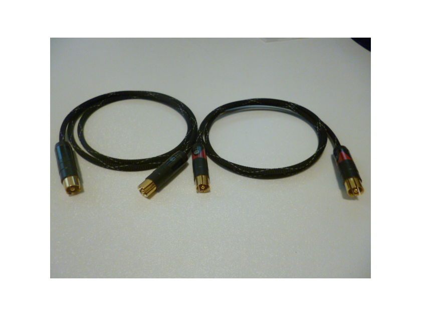 Schmitt Custom Audio Belden/Neutrik Profi RCA Interconnects 1 meter 1 pair