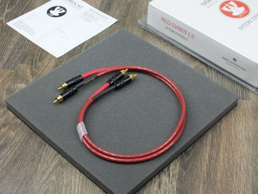 Nordost Leif Red Dawn interconnects RCA 0,6 metre BRAND NEW