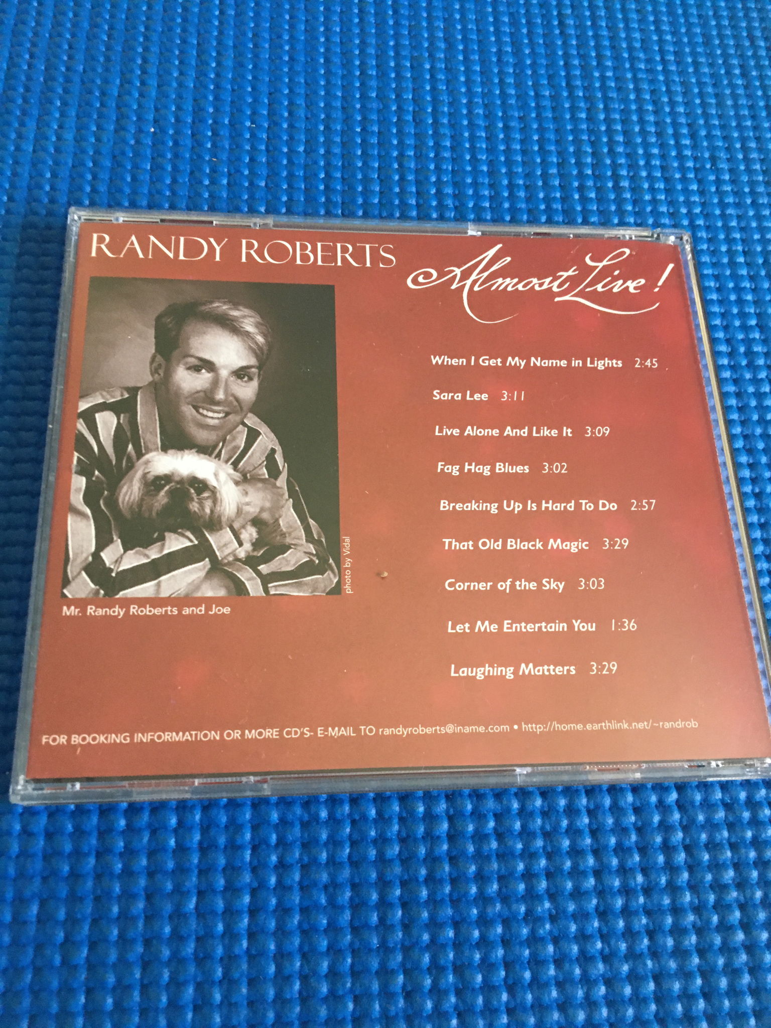 Randy Roberts signed autographed cd  Almost live 1999 3