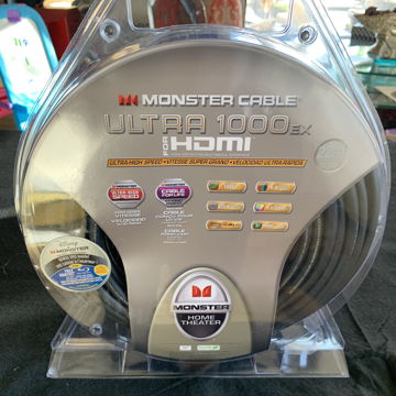Monster Cables Ultra 1000p 72’ HiRes HDMI cable