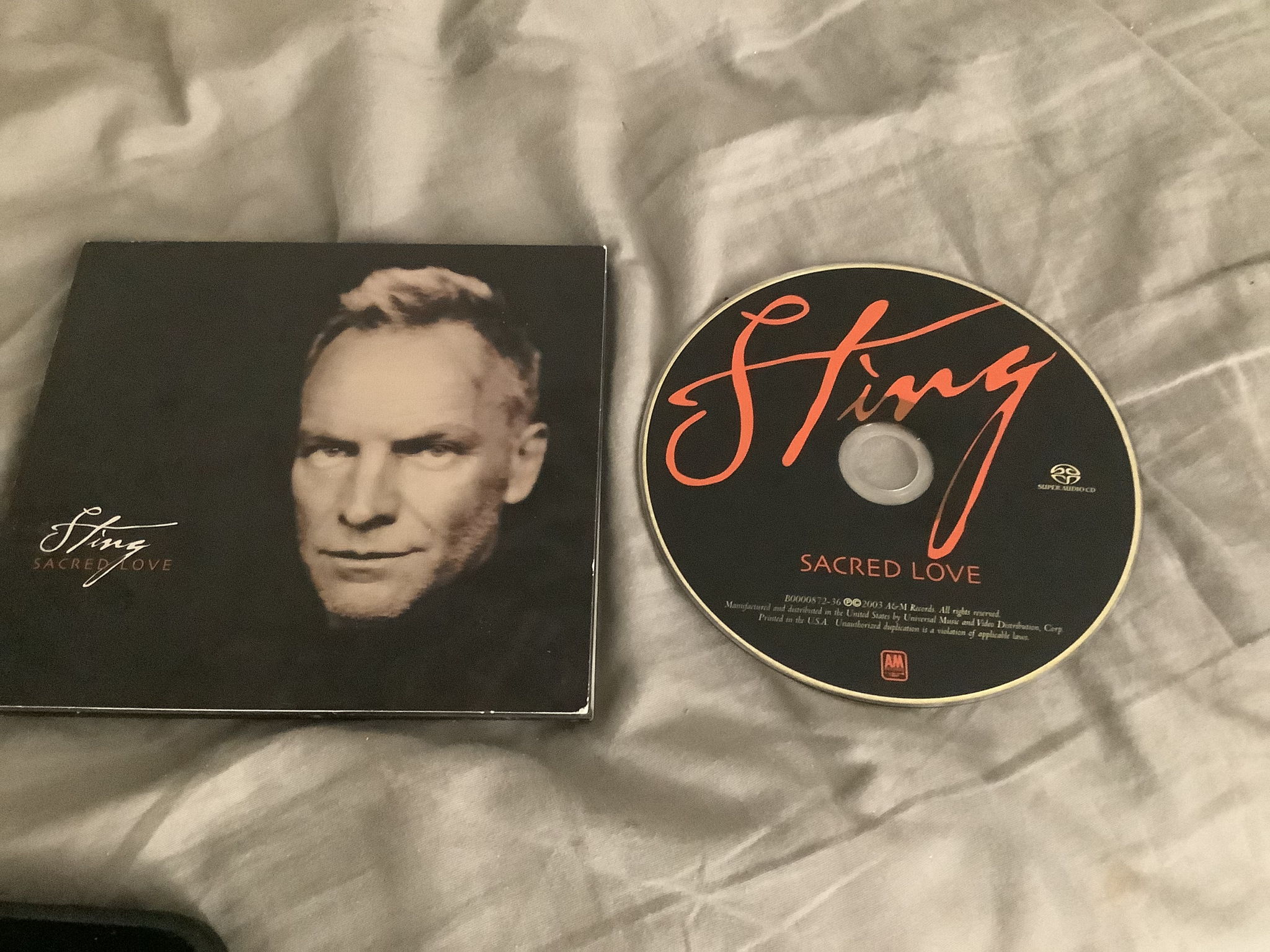Sting SACD Hybrid With Surround Sound  Sacred Love 2