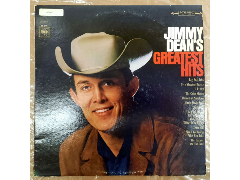 Jimmy Dean - Greatest Hits 1966 NM- ORIGINAL VINYL LP Columbia CS 9285