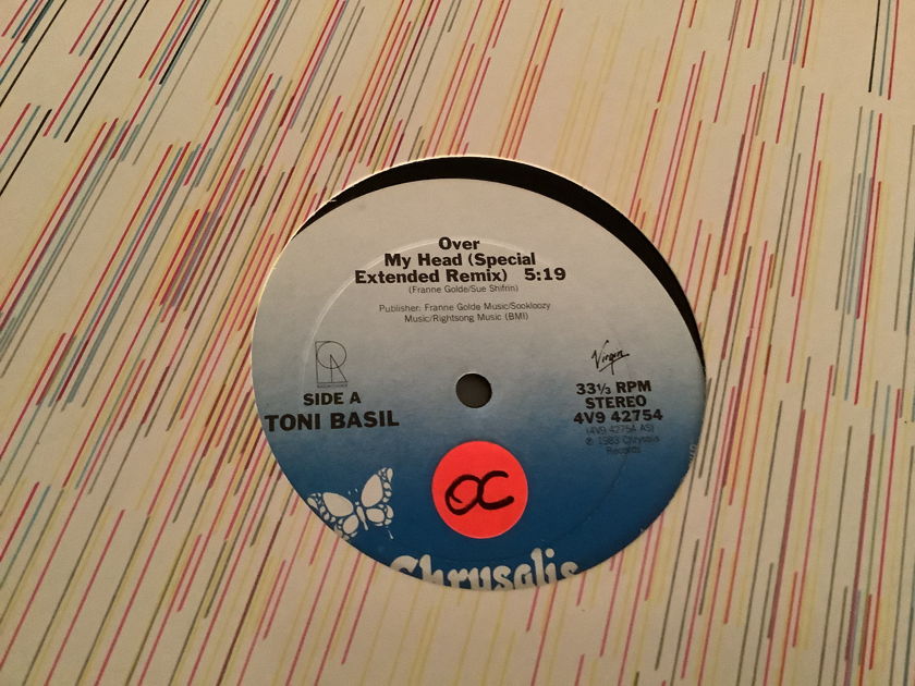 Toni Basi 12 Inch Extended Remix Over My Head