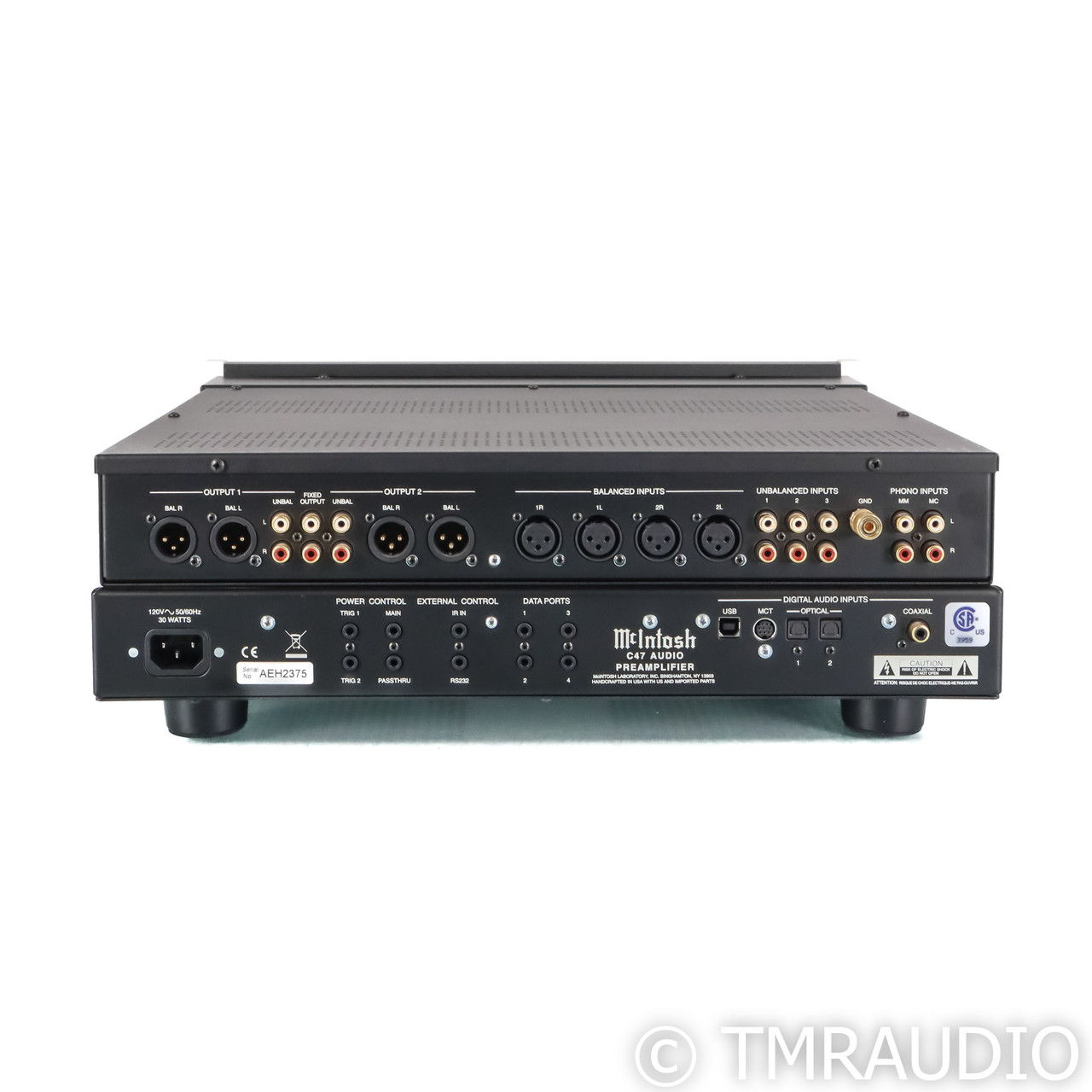 McIntosh C47 Stereo Preamplifier; MM &  MC Phono  (72163) 6