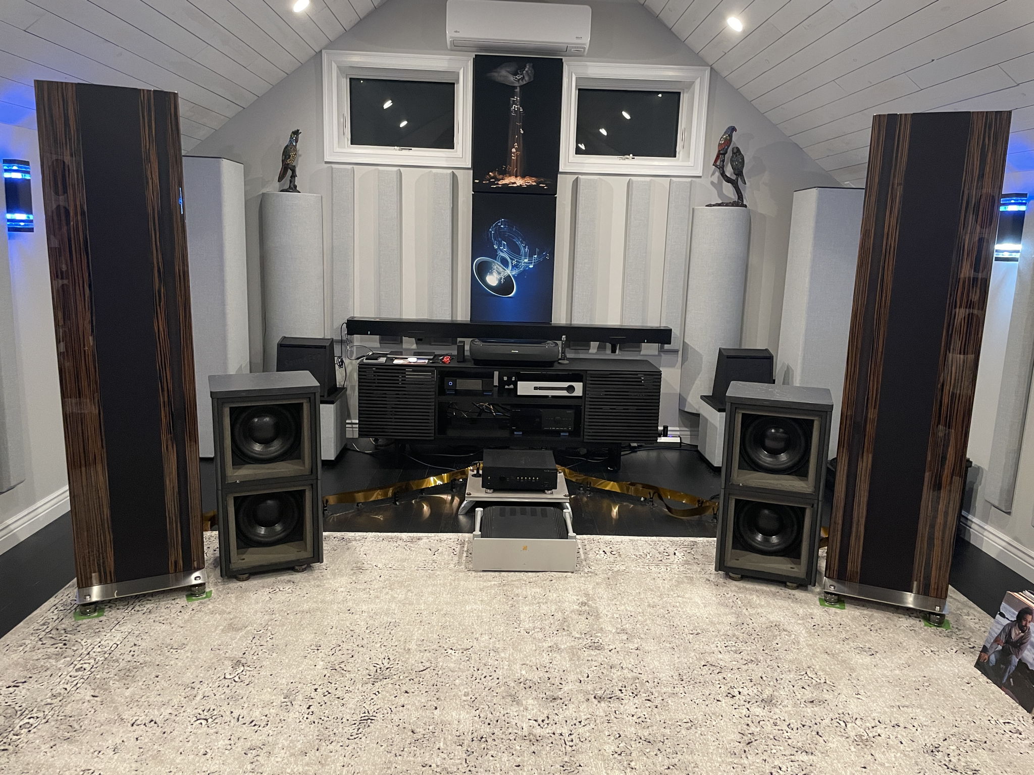 GT3 +  Rhythmic  Servo Amps, OB servo Subs. 