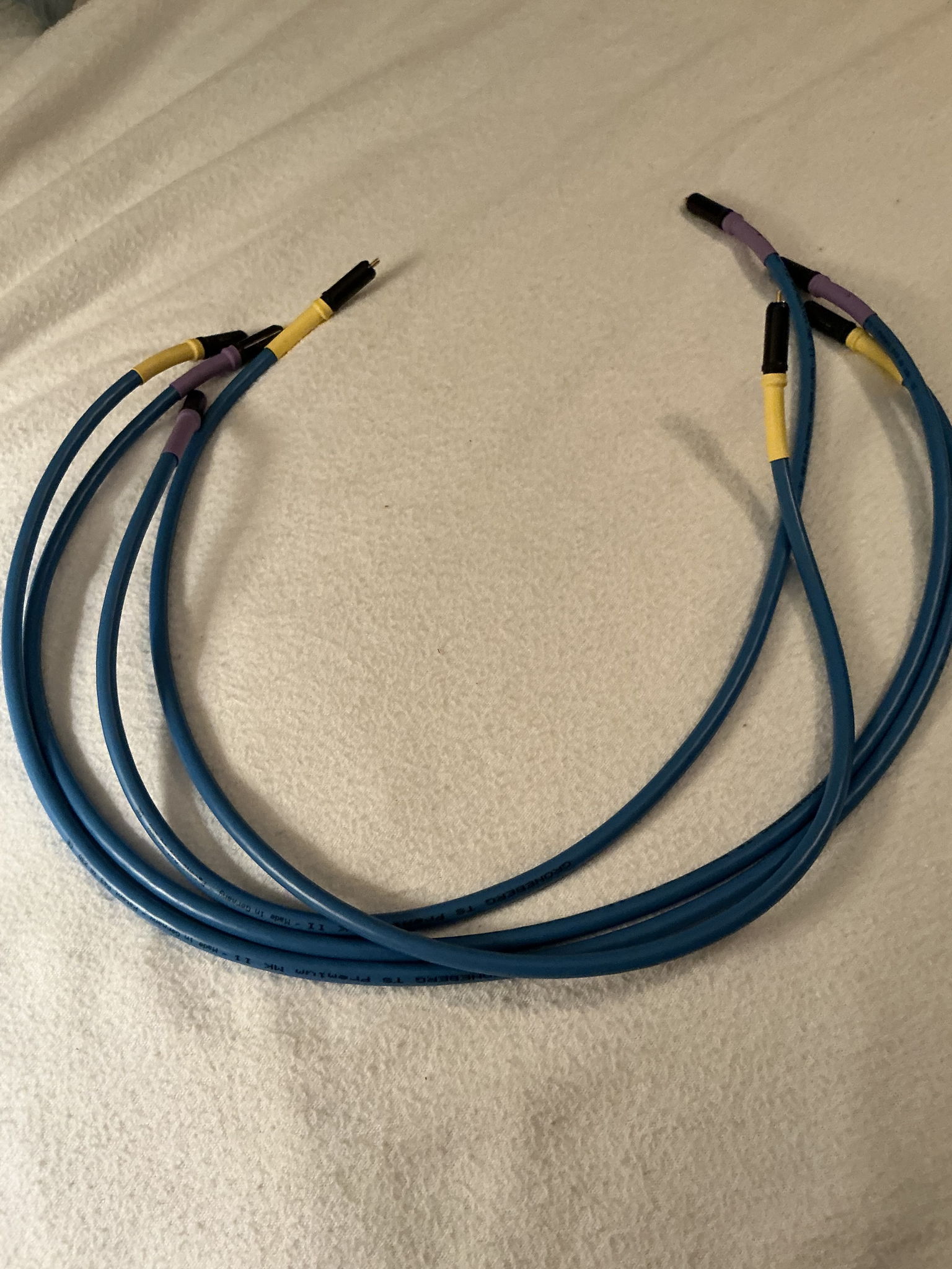 Groneberg TS Premium MKII Interconnects, RCA, 2 Pair