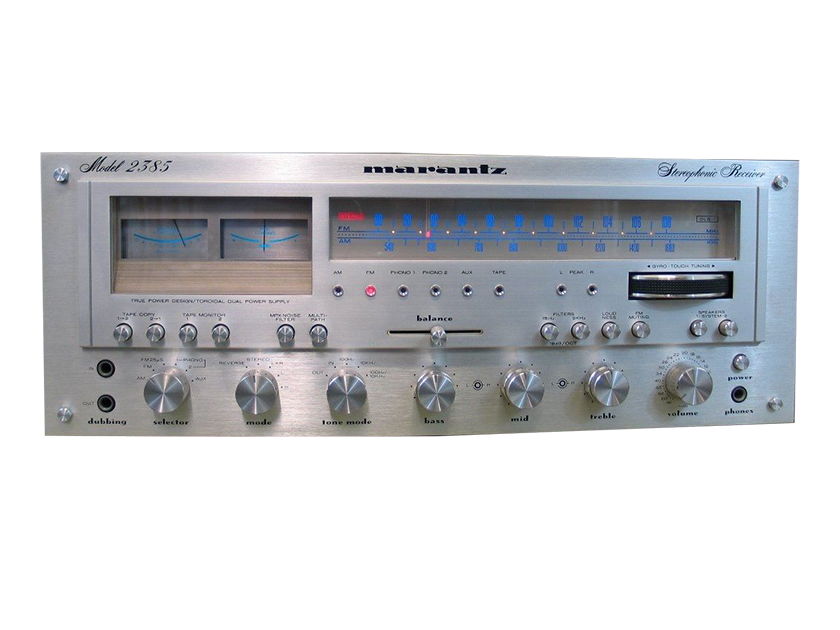 Marantz MR 2385 Stereo AM/FM Receiver (Silver): Excellent Condition; w/Warranty
