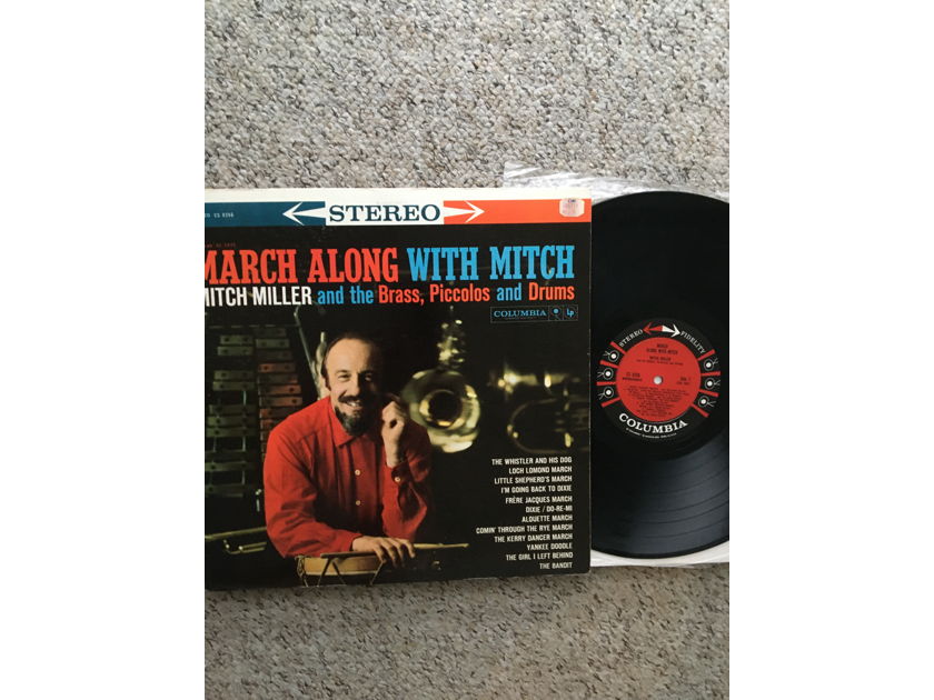 Mitch Miller March along with Mitch lp record  And the brass piccolos and drums Columbia 6 eye